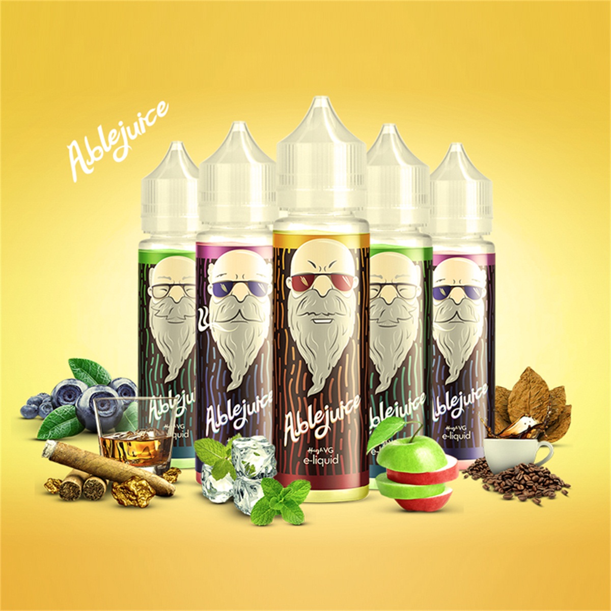 Ablejuice电子烟油包装主视觉