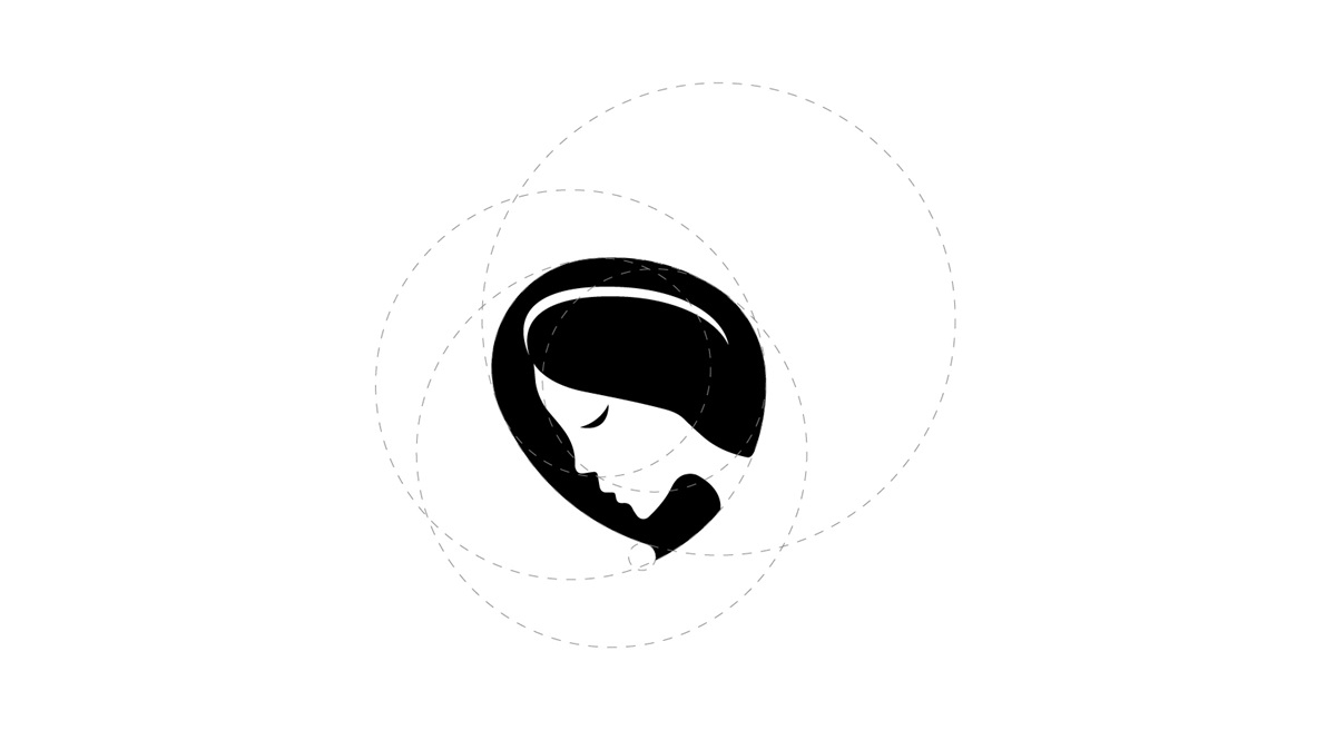 秘护士品牌VI-信封信纸设计