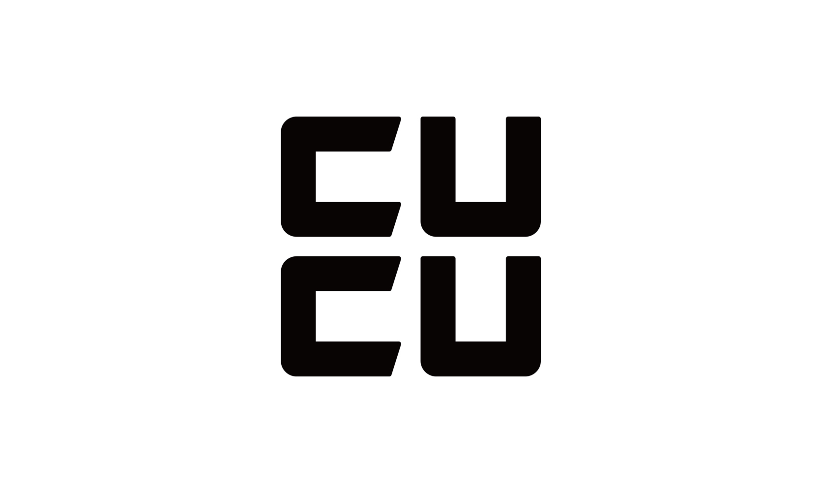 美刻电子雾化器品牌VI设计-CU字母Logo主视觉