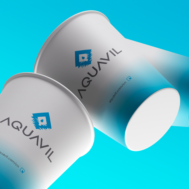 AQUAVIL品牌设计饮品电器VI设计欧美市场品牌- 标派视觉