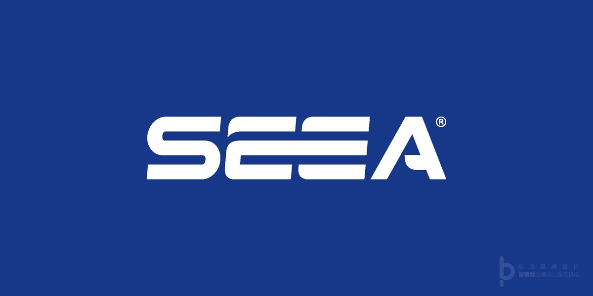 ** SEEA Logo设计,自动化企业标志,机器人品牌设计,精密制造Logo,字体标识设计