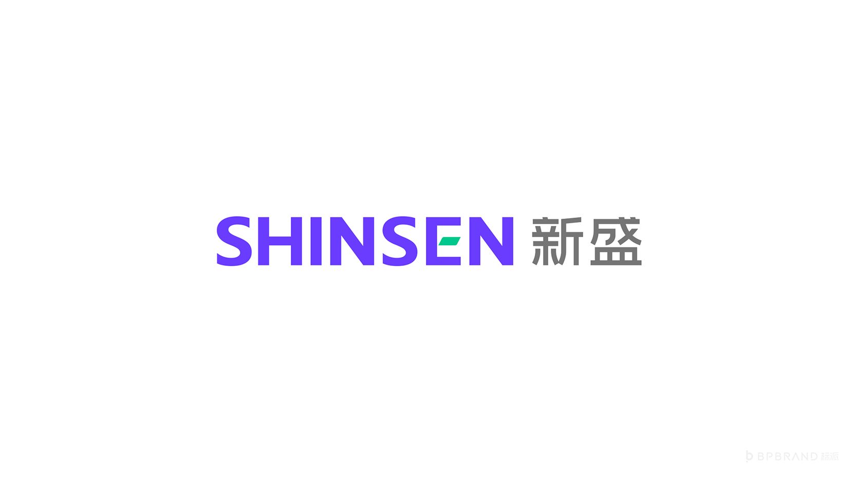 新盛科技SHINSEN品牌VI设计-N字母能源绿切口长春花蓝Logo主视觉