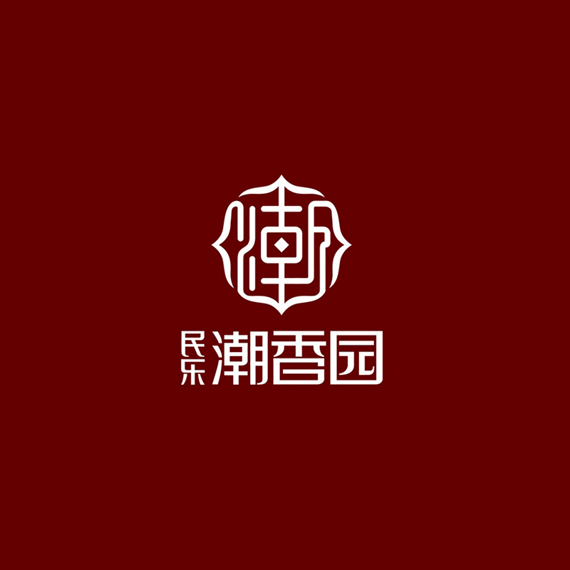 民乐潮香园餐饮品牌VI设计-新中式餐厅微型VI-标派视觉